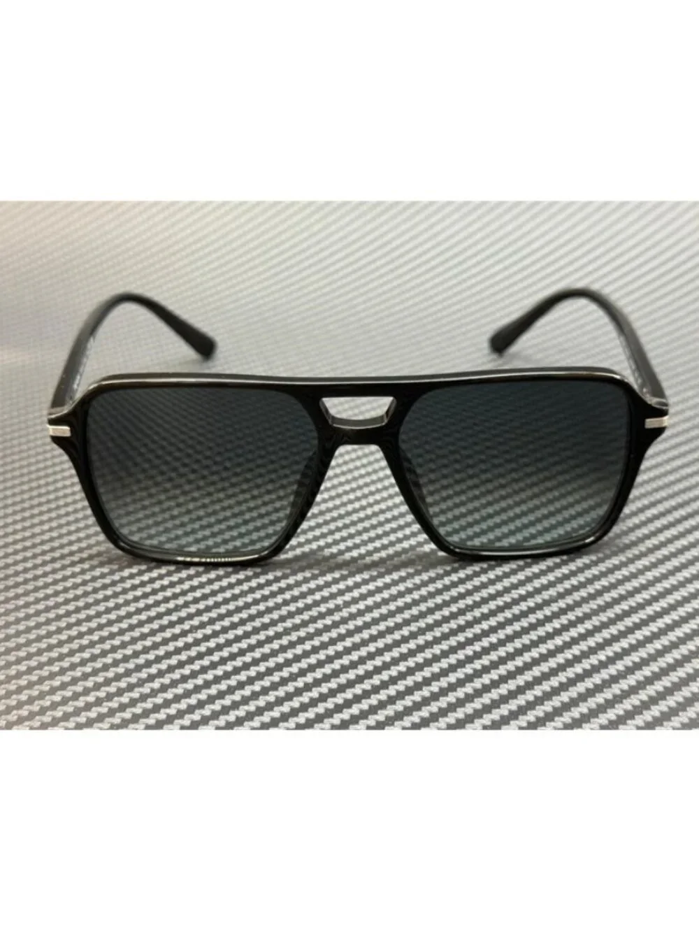 New PRADA Men Black Sunglasses 55-17-150